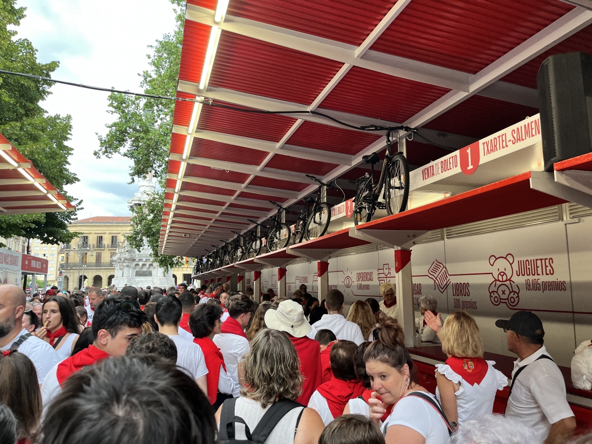 La Tómbola se trasladará junto a Baluarte y las jotas a la Media Luna en Sanfermines por las obras en Sarasate