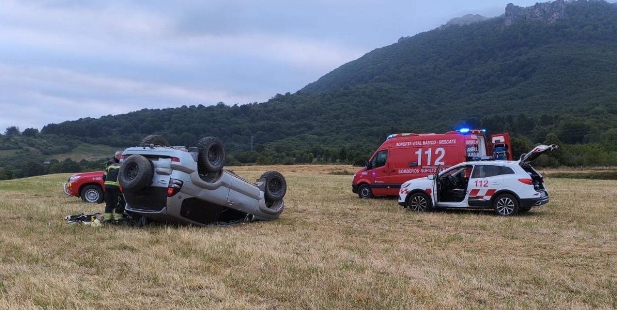 Fallece una joven de 19 años en un accidente en Iturmendi: el conductor ha sido detenido