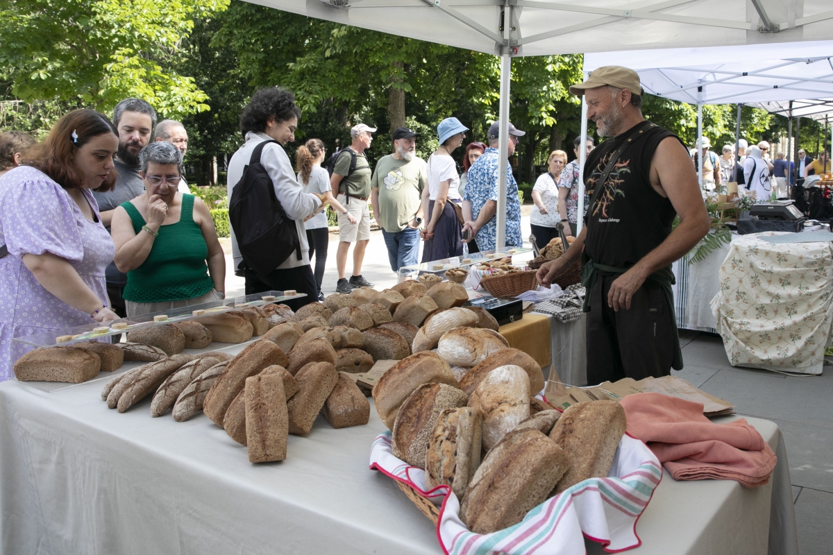 El mercado Basotxoa regresa a Pamplona este sábado con productos de proximidad