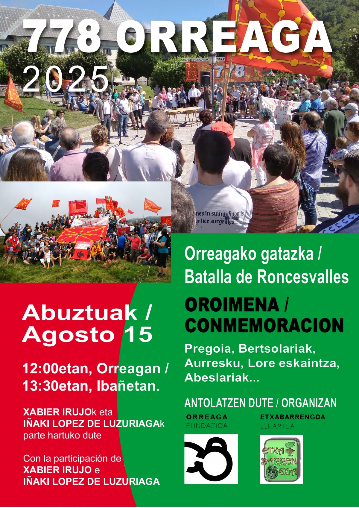 Roncesvalles e Ibañeta recordarán la Batalla de 778 con un programa cultural y conmemorativo