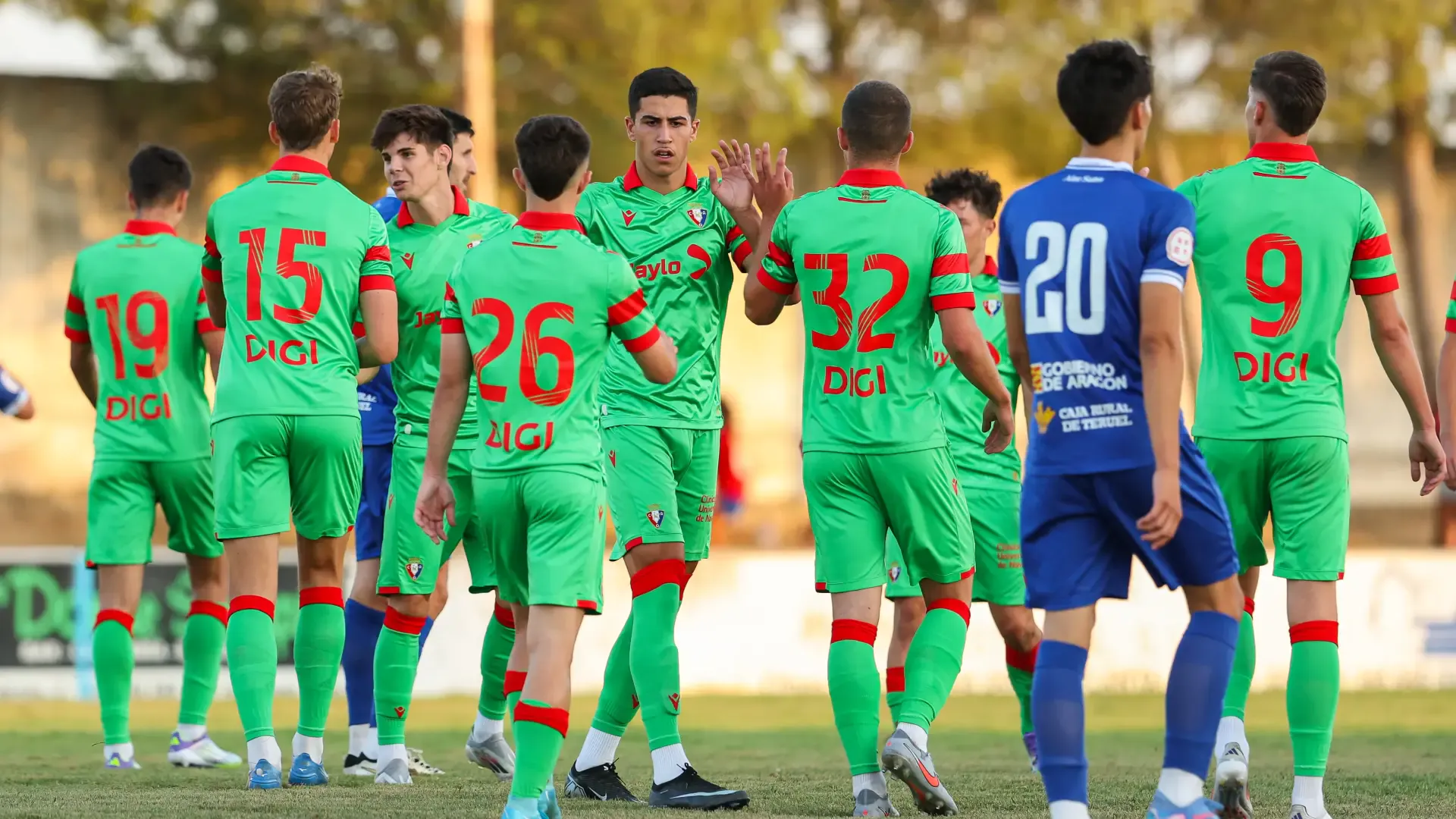 Osasuna Promesas se impone al Teruel con solvencia en Fustiñana (0-2)