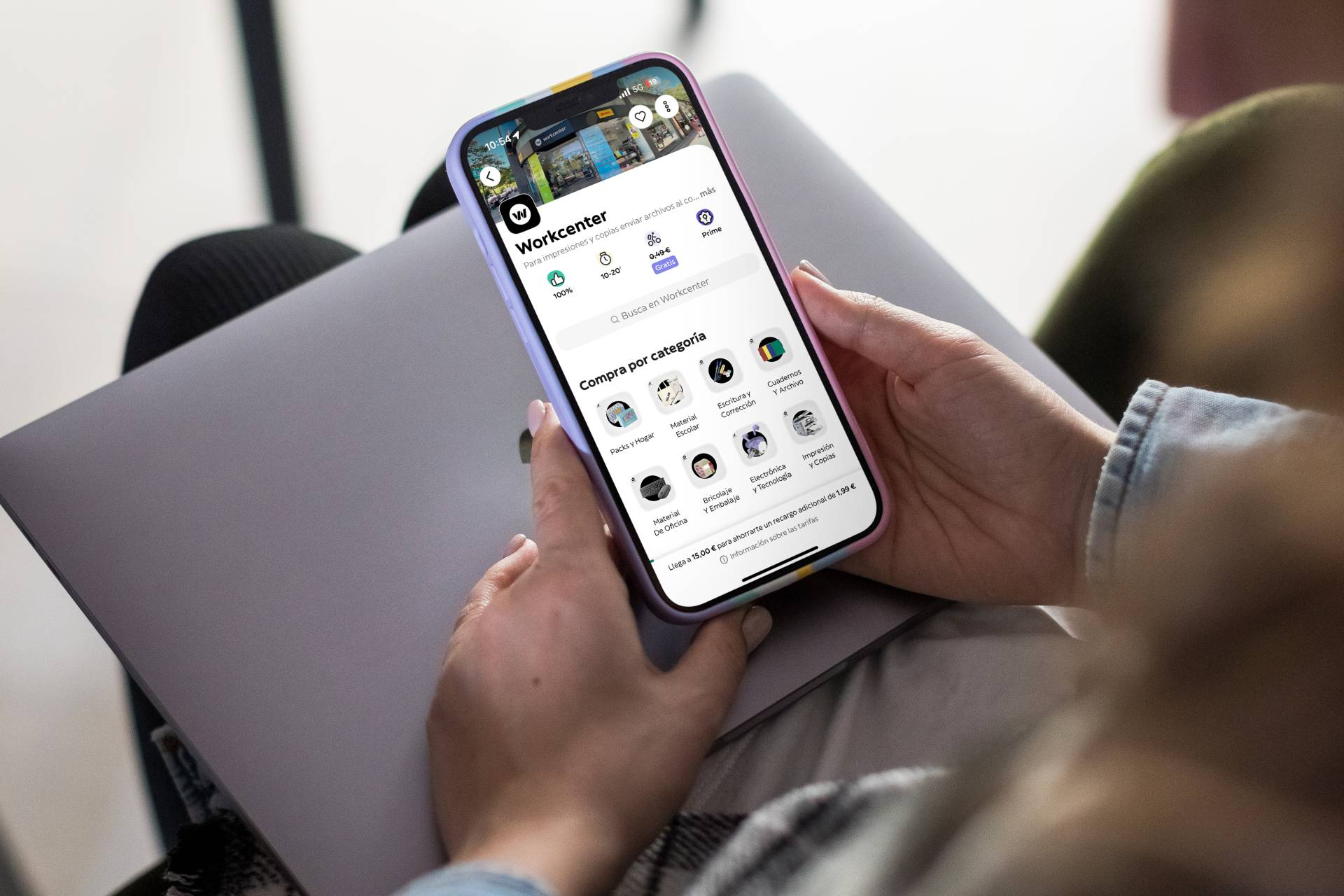Workcenter y Glovo se alían para llevar la papelería y la impresión allí donde se necesite
