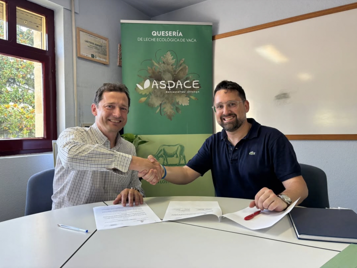 Aspace Navarra refuerza su colaboración con el Valle de Elorz para el mantenimiento de polígonos