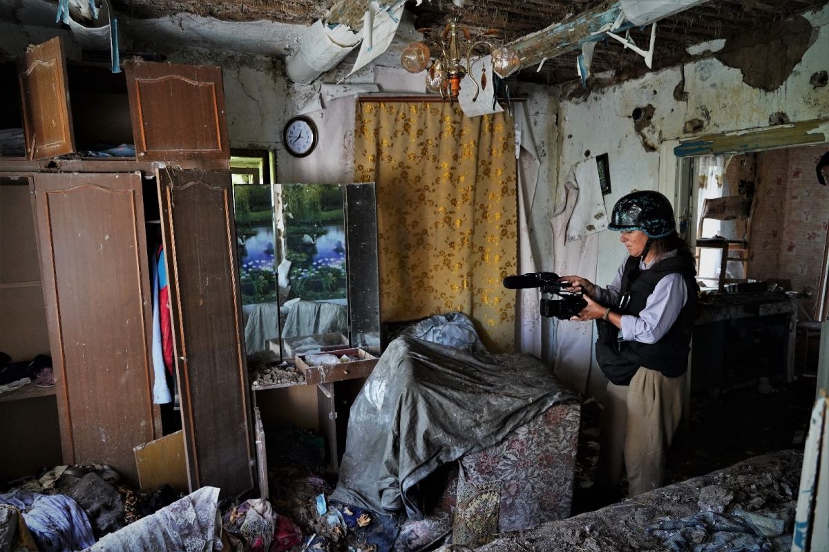 La reportera de guerra Catalina Gómez Ángel, ganadora del I Premio Internacional de Periodismo David Beriain