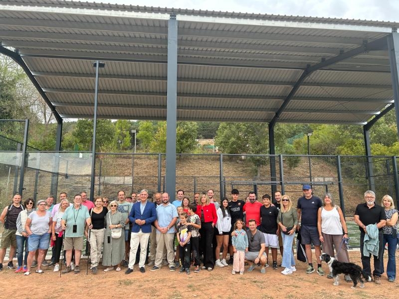 El Rasillo de Cameros inaugura su nueva pista de pádel cubierta