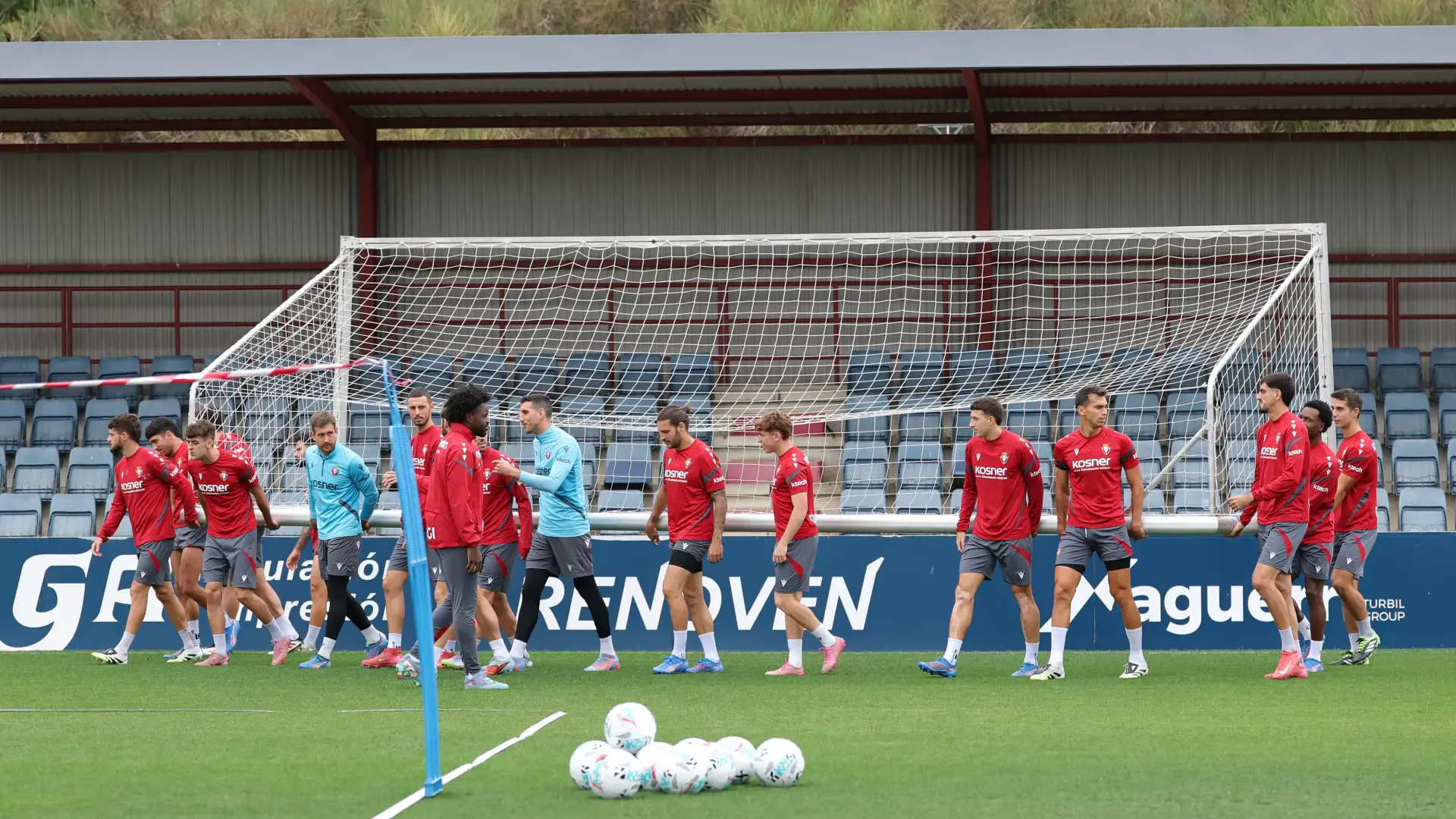Asier Osambela se une a la sesión de entrenamiento de este viernes 
