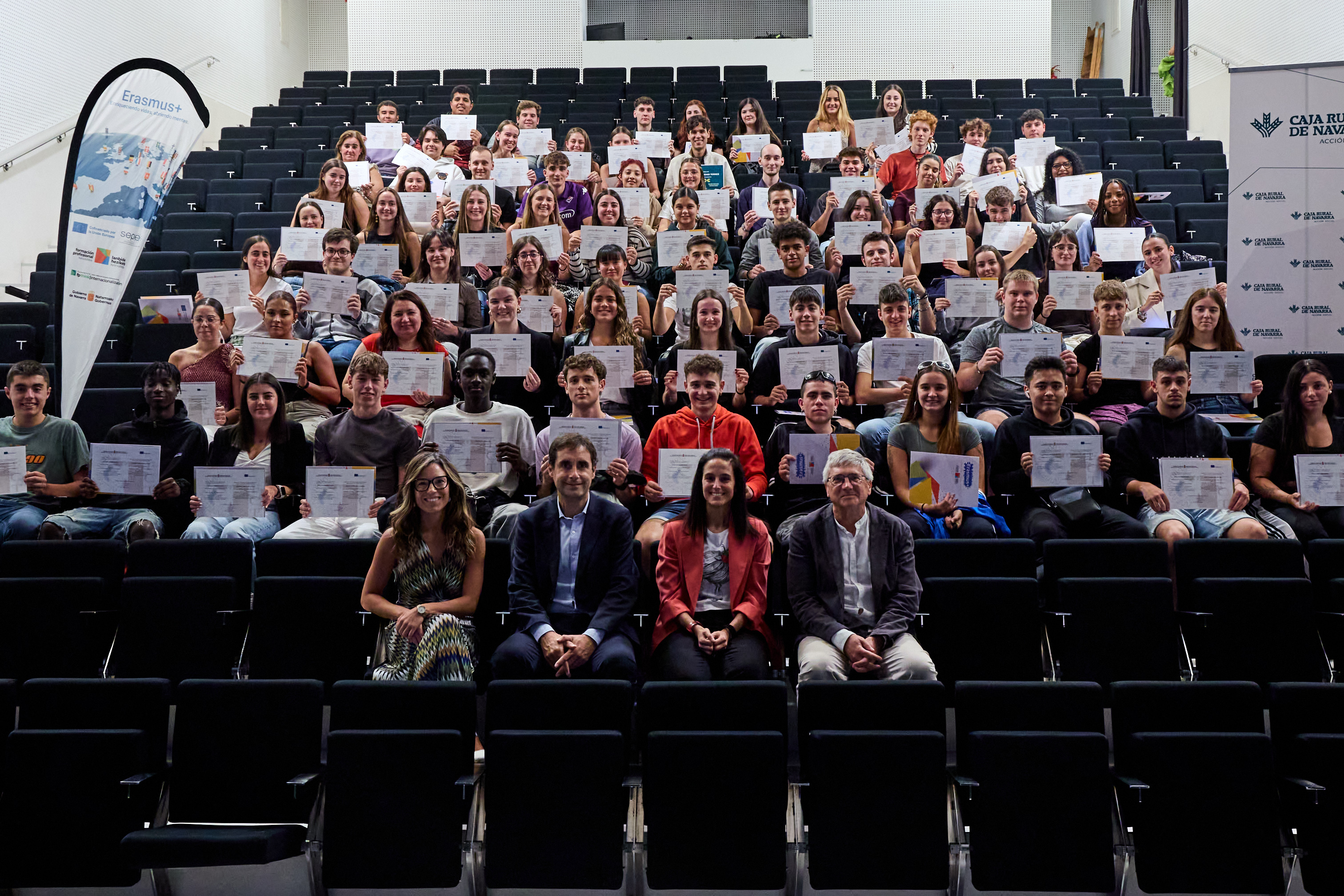 Entregados los diplomas a los 93 estudiantes de FP que han participado en el programa Erasmus+