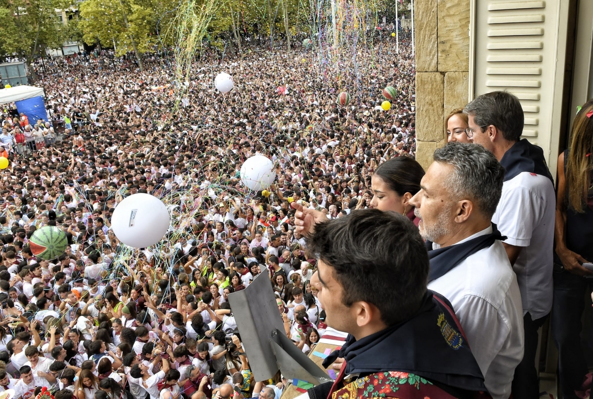 El cohete de San Mateo 2025 en Logroño reúne a más de 50.000 personas sin incidentes importantes
