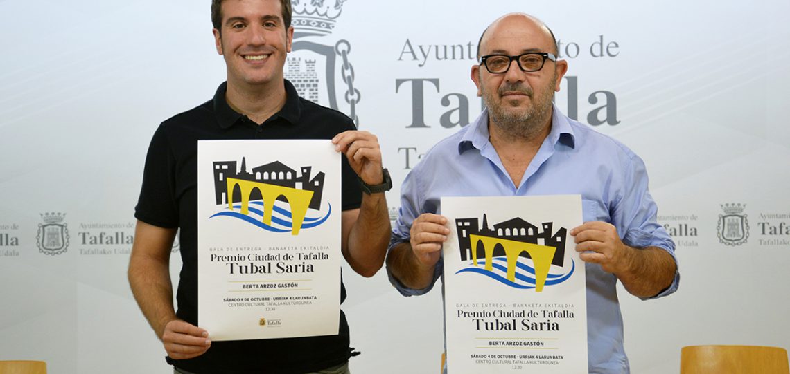  Berta Arzoz Gastón recibirá el premio “Ciudad de Tafalla-Tubal Saria” de 2025 