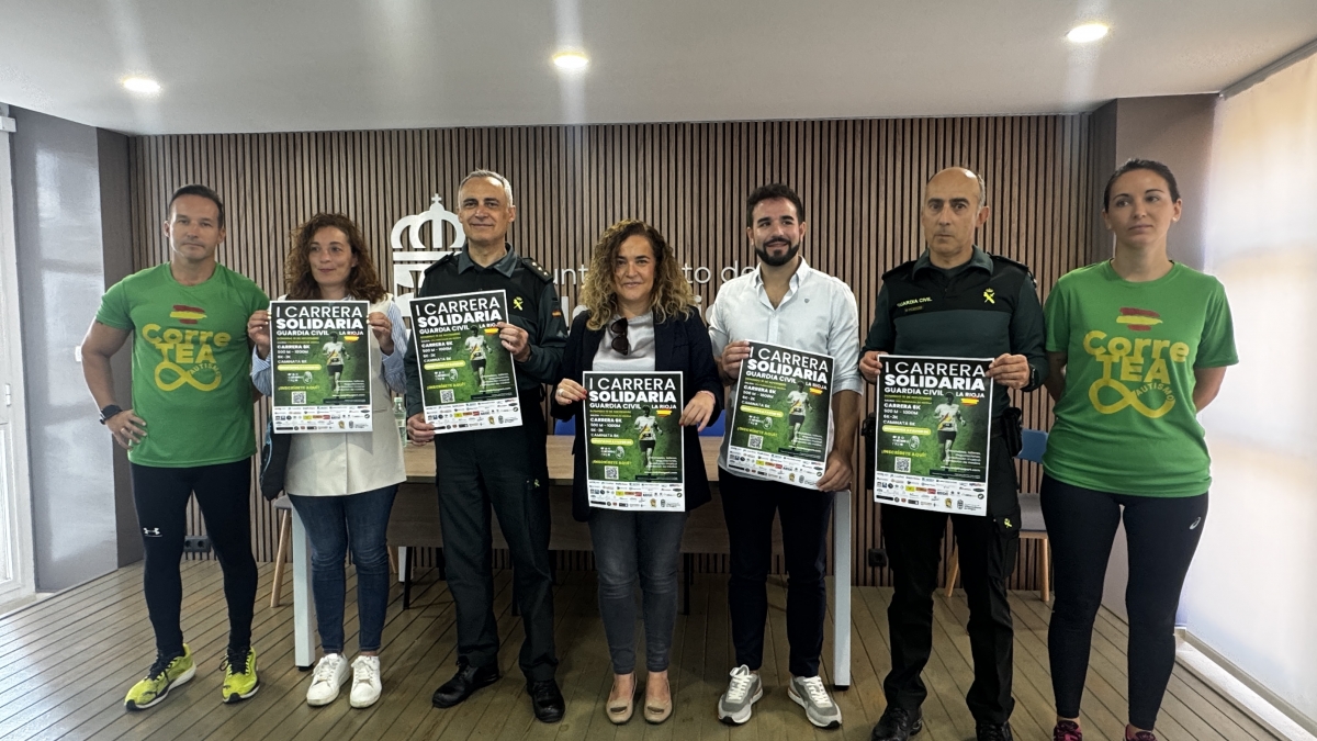 La Guardia Civil organiza en Villamediana de Iregua la I Carrera Solidaria a favor de ARPA Autismo Rioja