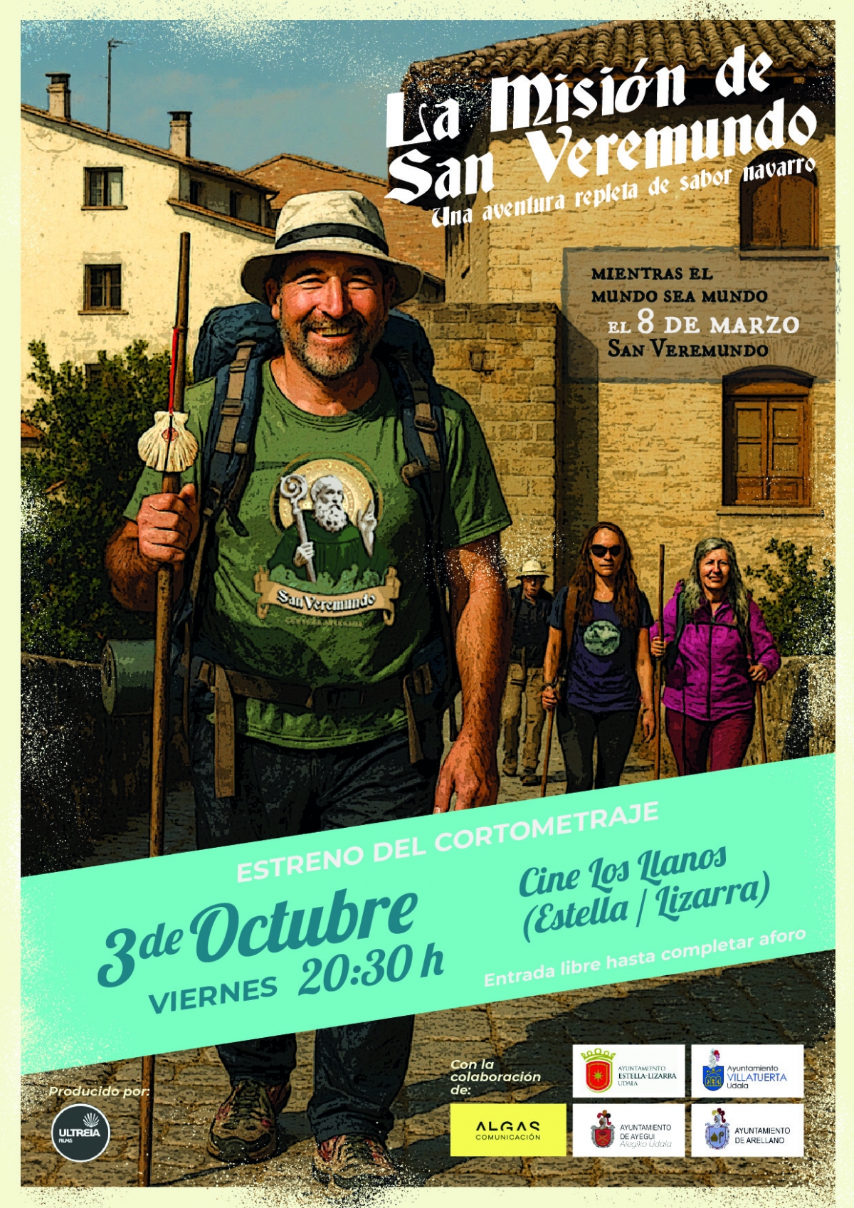 Estreno en Estella del cortometraje “La misión de San Veremundo” con degustación de cervezas artesanas