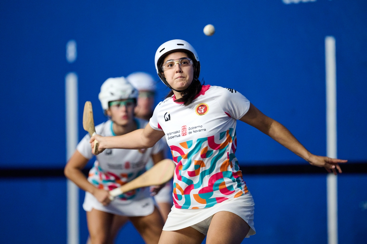 Lekunberri acoge este sábado la histórica primera final de paleta cuero Élite femenina en el Torneo Navarra de Pelota