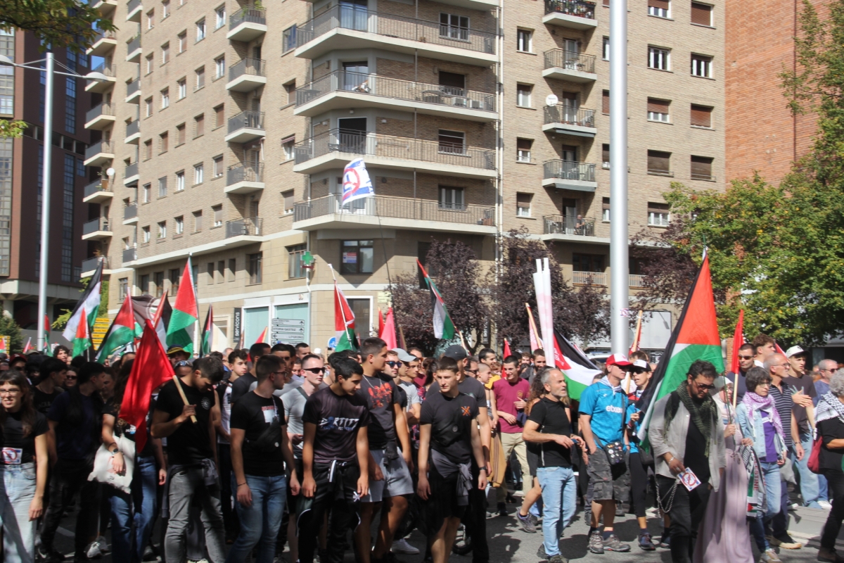 Guía de la jornada de paros y movilizaciones por Palestina del 15-O en Navarra y País Vasco