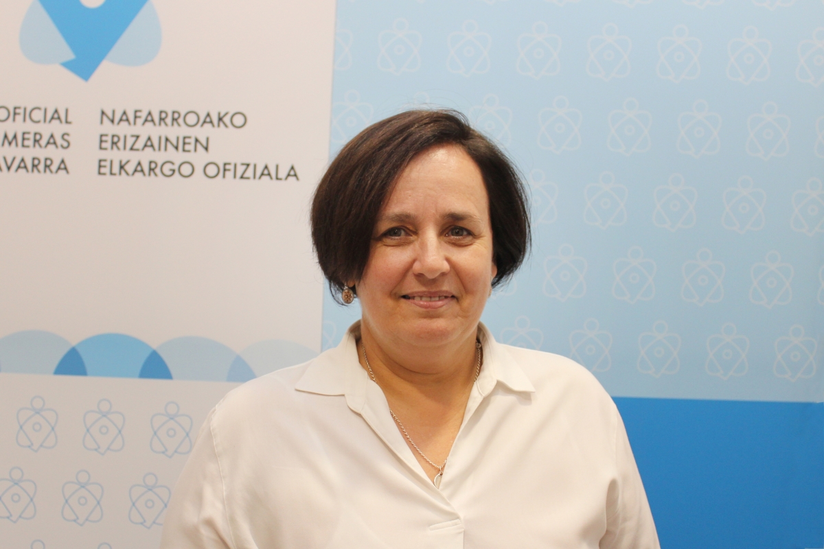Pilar Sola, nueva presidenta del Colegio de Enfermeras de Navarra tras ganar las elecciones 