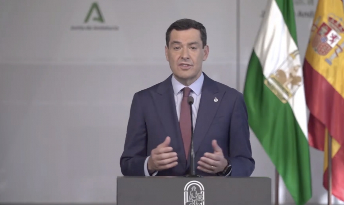 Juanma Moreno disuelve el Parlamento y convoca las elecciones en Andalucía para el próximo 17 de mayo 