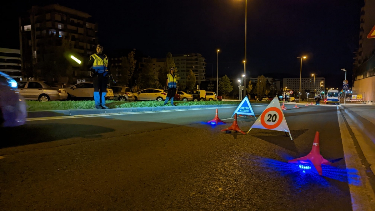 Sorprenden a un conductor circulando en dirección prohibida por Sancho el Fuerte: circulaba ebrio