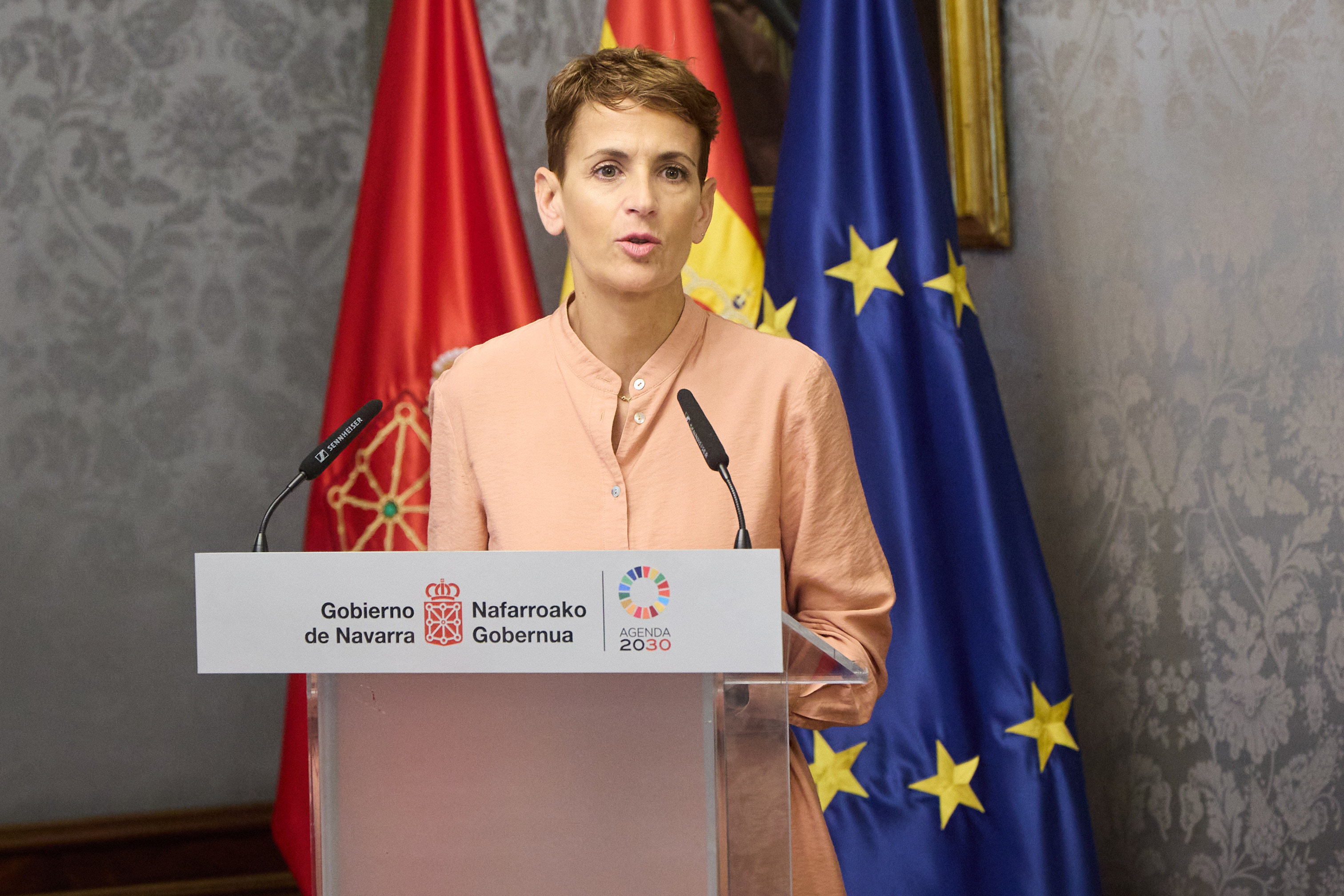 Chivite detalla la identidad de los dos representantes de Acciona en la reunión junto con Antxón Alonso