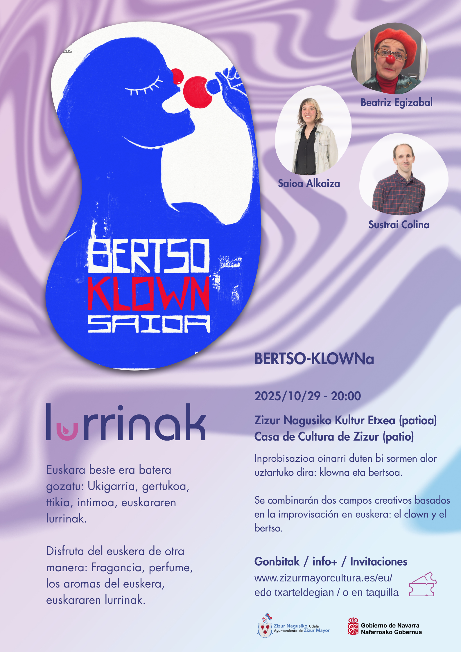 Zizur Mayor estrena Lurrinak: nuevo programa para disfrutar el euskera de forma sensorial