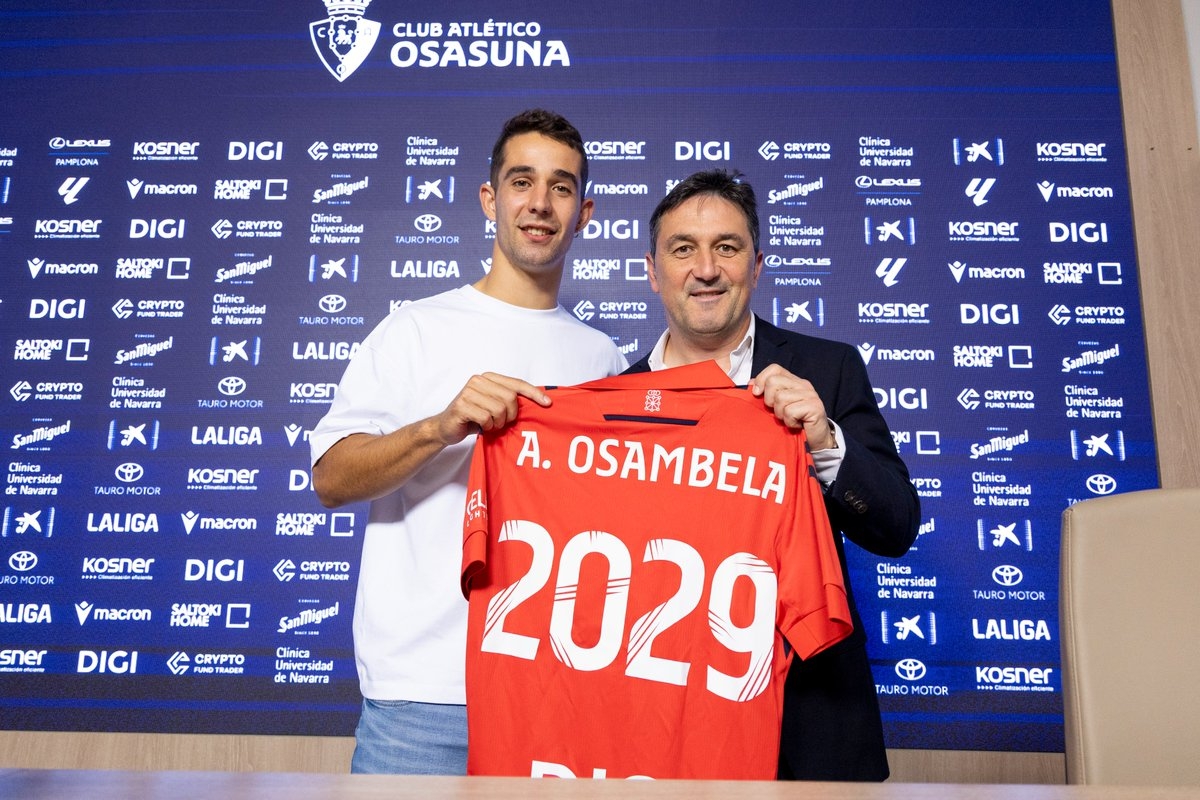 Asier Osambela: “Renovar con Osasuna es un sueño cumplido”