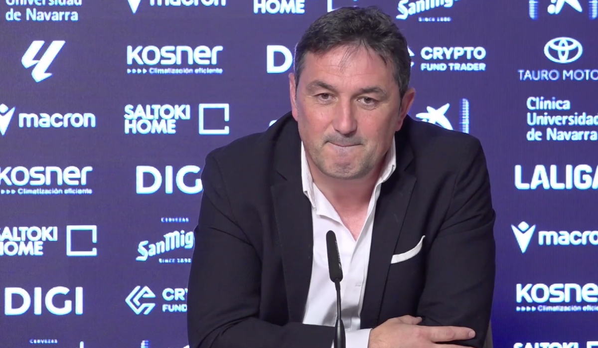 Braulio Vázquez finaliza su etapa como director deportivo de Osasuna y Cata asume el cargo