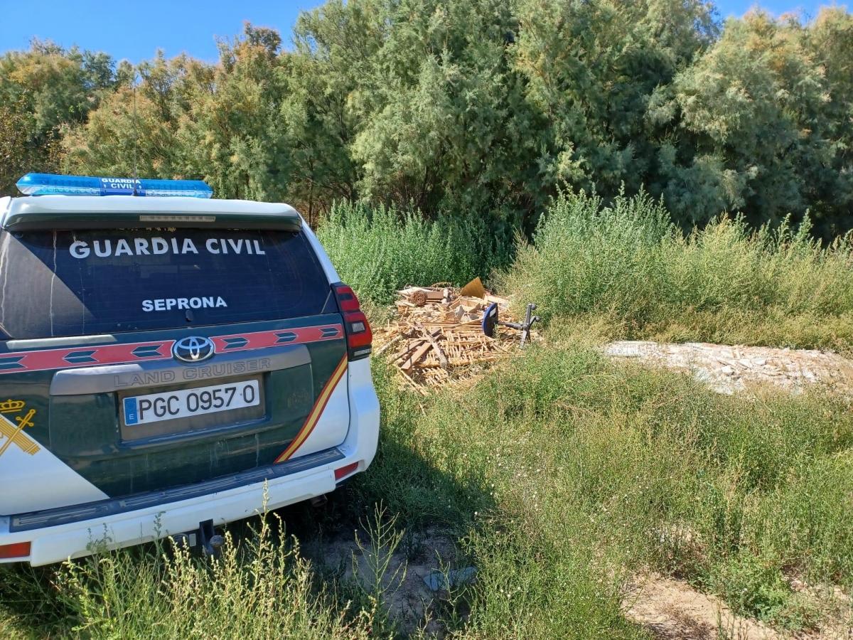La Guardia Civil recuerda la obligación de gestionar los residuos tras detectar un vertido ilegal en Fitero