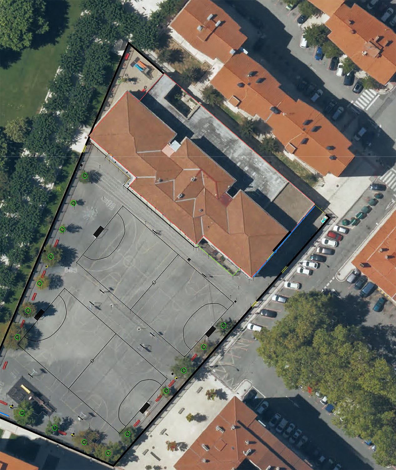 Pamplona licita el proyecto de cubierta y renaturalización del patio del CP José María Huarte