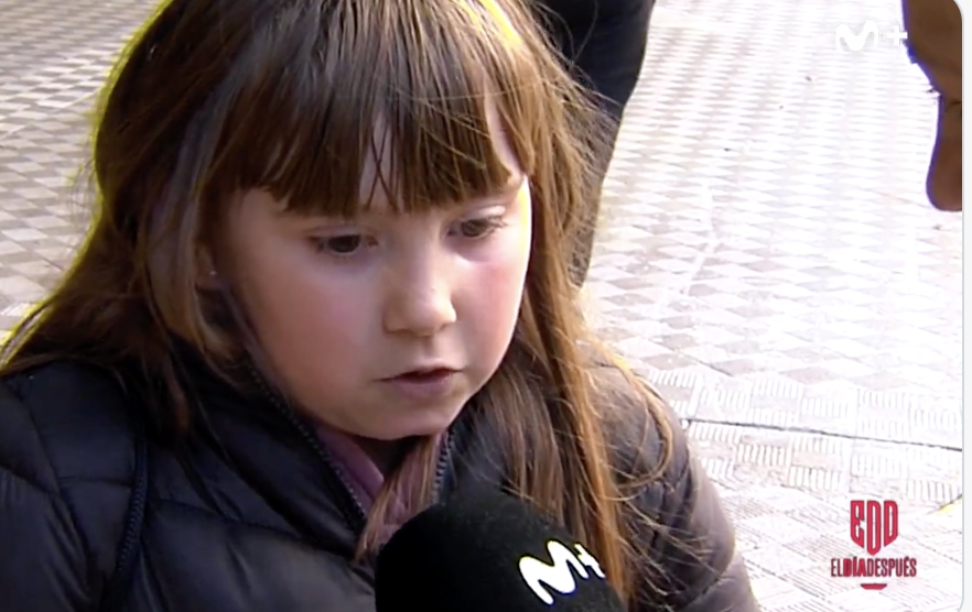 Nagore, la pequeña analista de Osasuna que ha conquistado 'El día después'