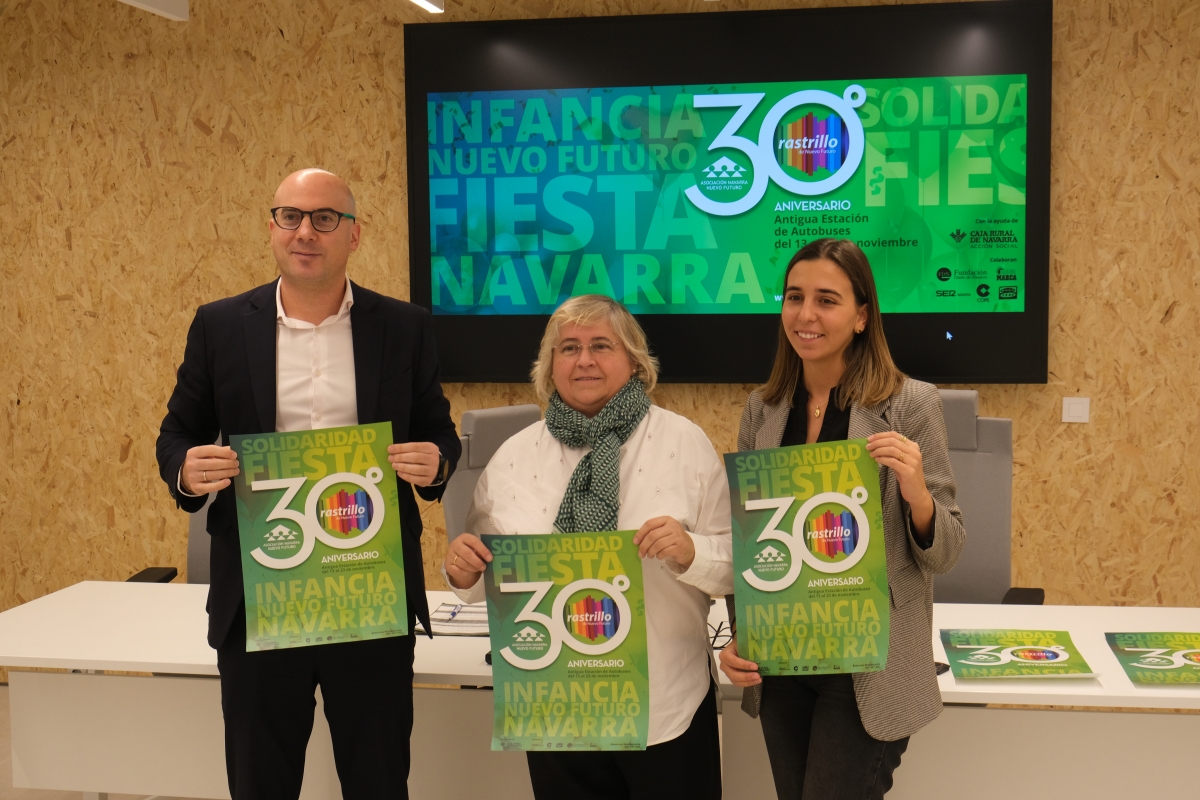El Rastrillo de Nuevo Futuro celebra 30 años de solidaridad en Pamplona
