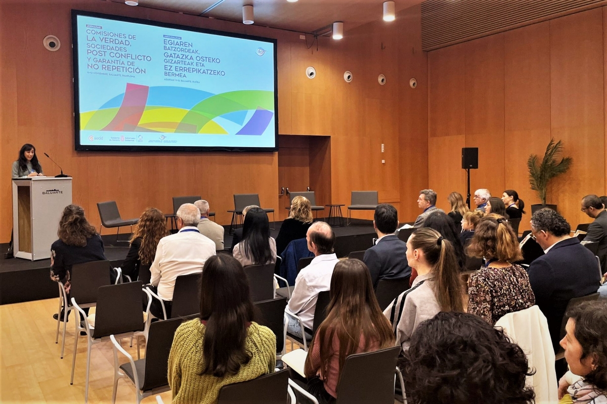 La 'Declaración de Pamplona' reafirma el papel crucial de las Comisiones de la Verdad en la resolución de conflictos