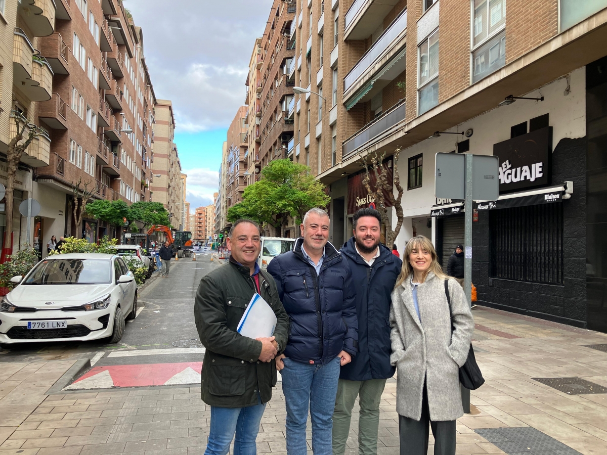 El Ayuntamiento de Logroño inicia la reurbanización de Vitoria y Lardero con una inversión de 1,4 millones de euros