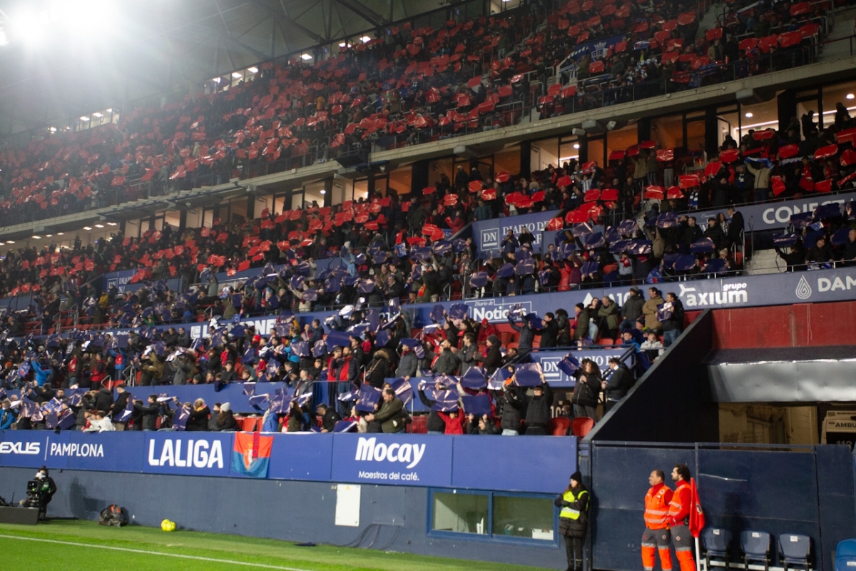 La Real Sociedad logra ante Osasuna en El Sadar la primera victoria de la temporada lejos de Anoeta