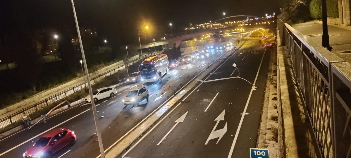 La juez decreta el ingreso en prisión del conductor que provocó el accidente mortal en Zizur por riesgo de fuga