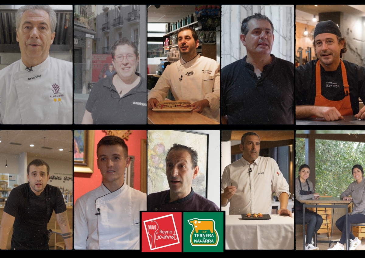 Diez chefs navarros reivindican la IGP Ternera de Navarra dentro del proyecto “Sabores de Navarra