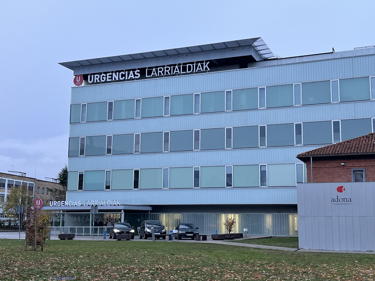 Herido grave un hombre, de 33 años, al caerle un tronco sobre el abdomen mientras cortaba madera en Aizarotz