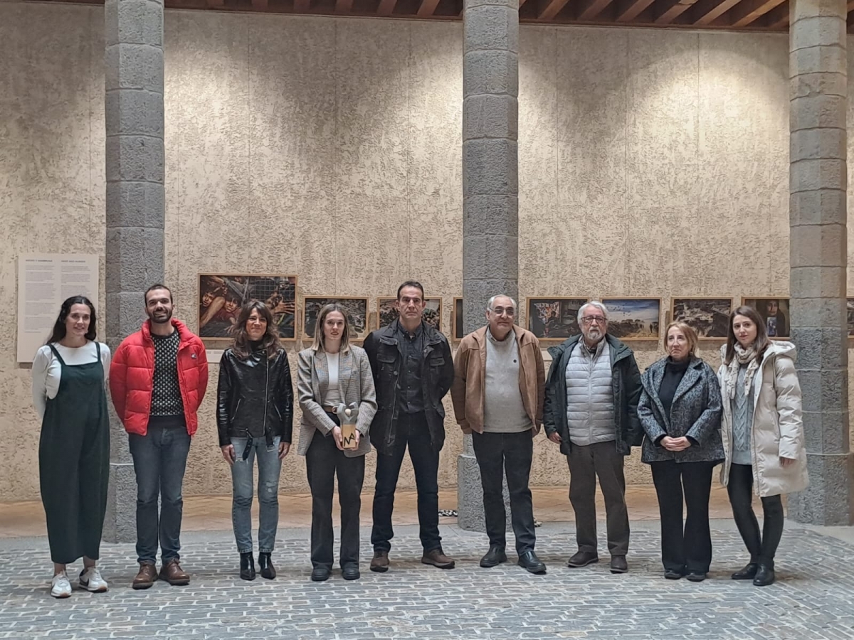 La Federación Navarra de Pelota Vasca recibe el Premio Napike en el Palacio del Condestable de Pamplona