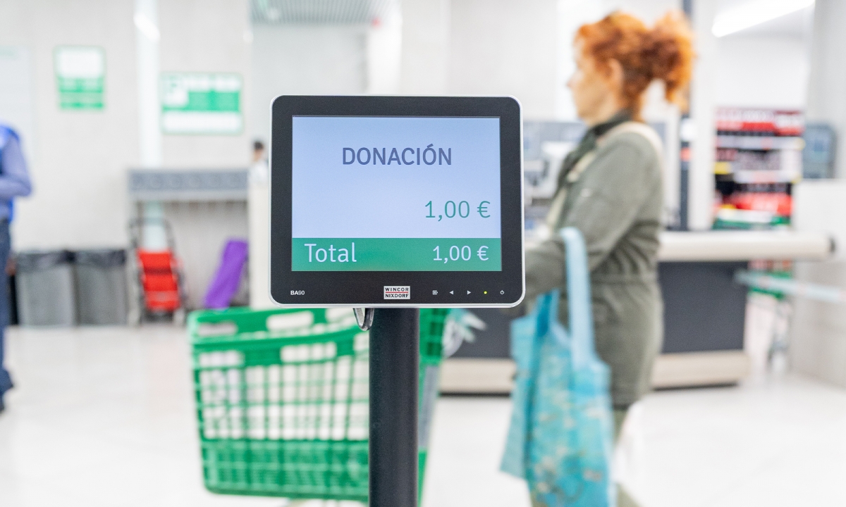 Los clientes de Mercadona en Euskadi donan 53.873 euros a los Bancos de Alimentos