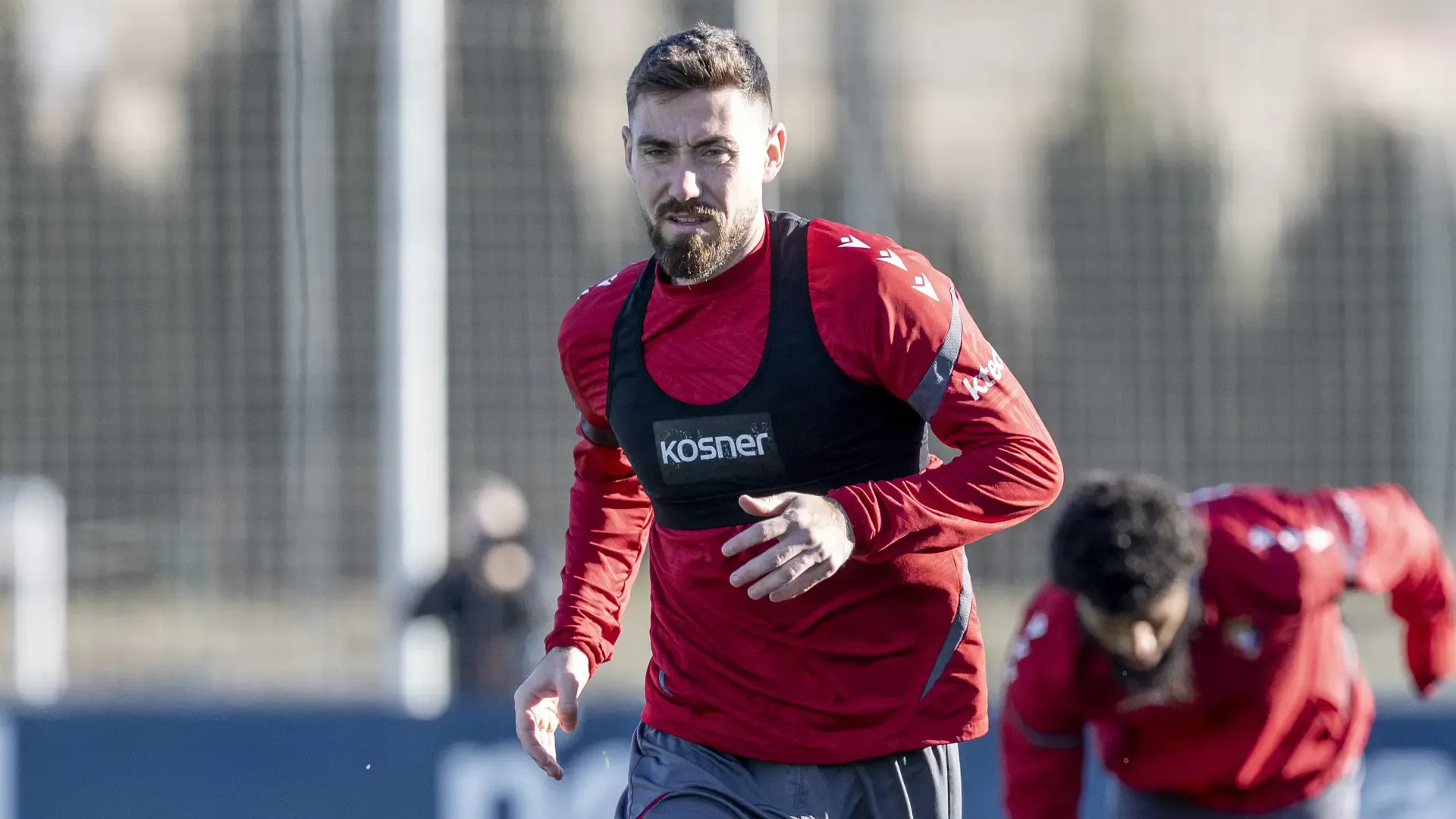 Osasuna se ejercita en Tajonar tras la victoria contra el Levante