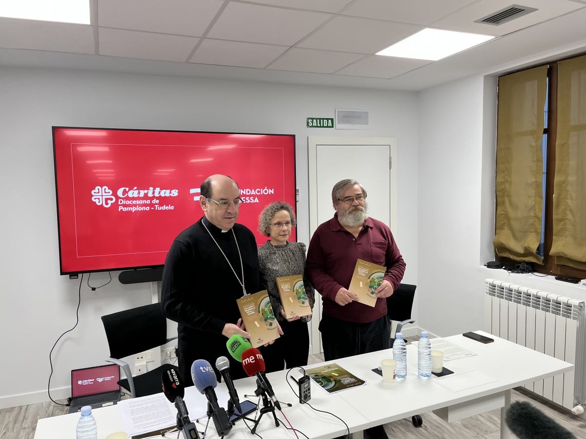 Maite Quintana (Cáritas) advierte de una exclusión social persistente en Navarra pese al crecimiento económico