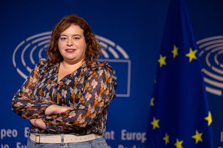 La eurodiputada navarra Elena Sancho pide unidad europea frente a la extrema derecha en el Día de Europa