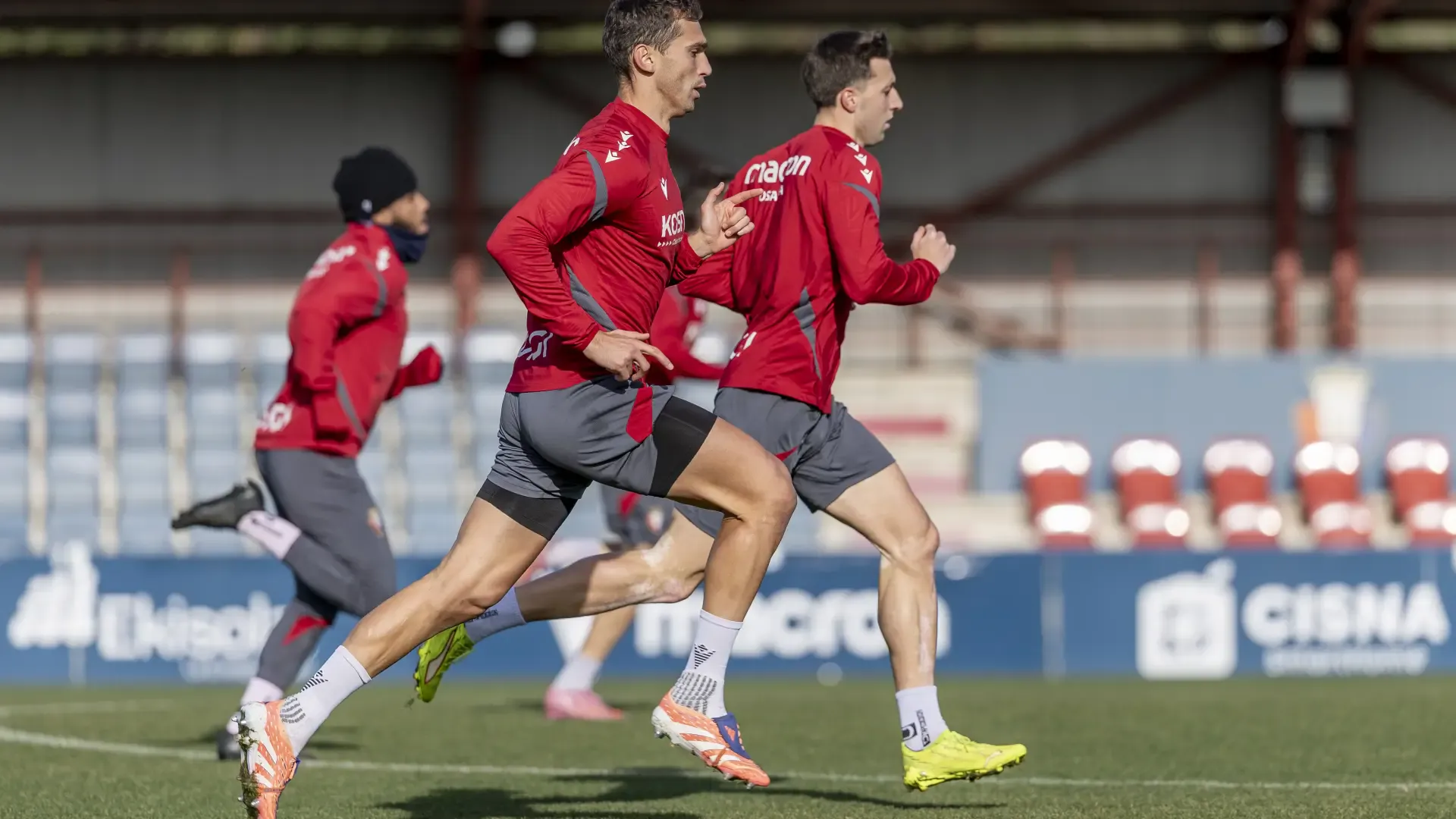 Osasuna se prepara tras su victoria ante Huesca en la Copa del Rey