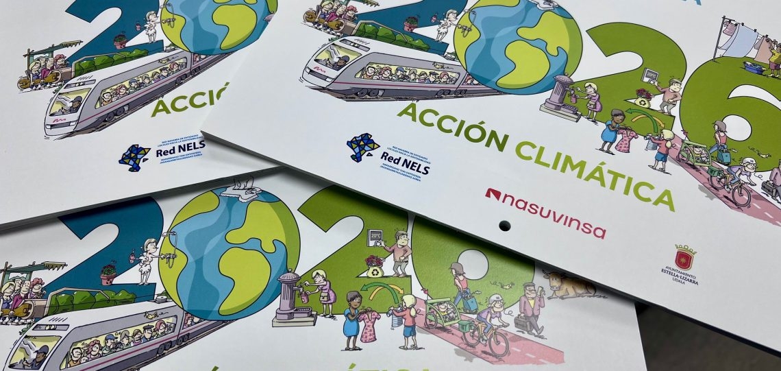 El Ayuntamiento de Estella-Lizarra reparte tres mil calendarios para fomentar la acción climática en 2026