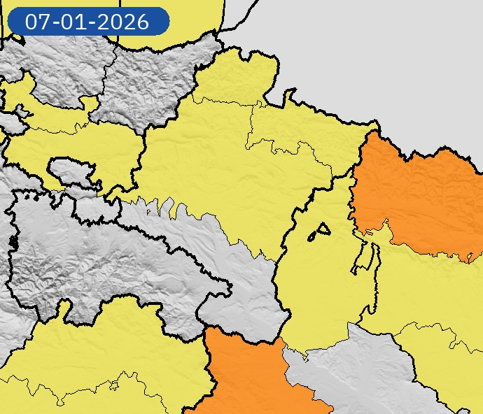 AEMET mantiene la alerta amarilla por nieve y bajas temperaturas en Navarra hasta este miércoles