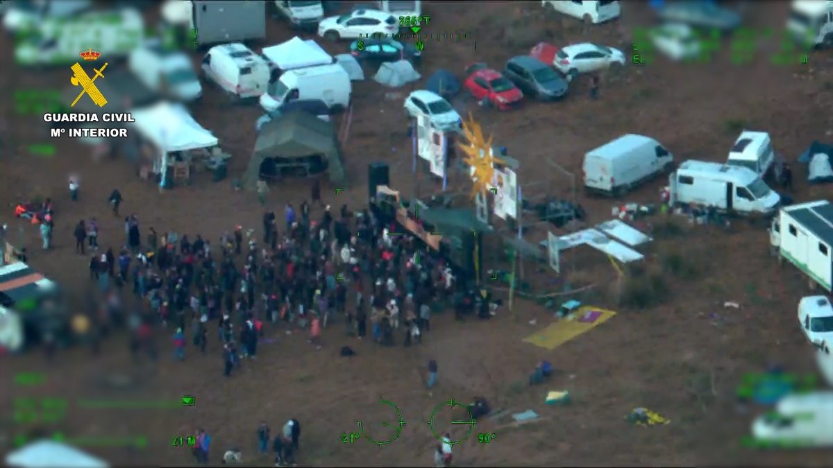 63 detenidos por la “Big Fucking Party”, una rave, en Albacete