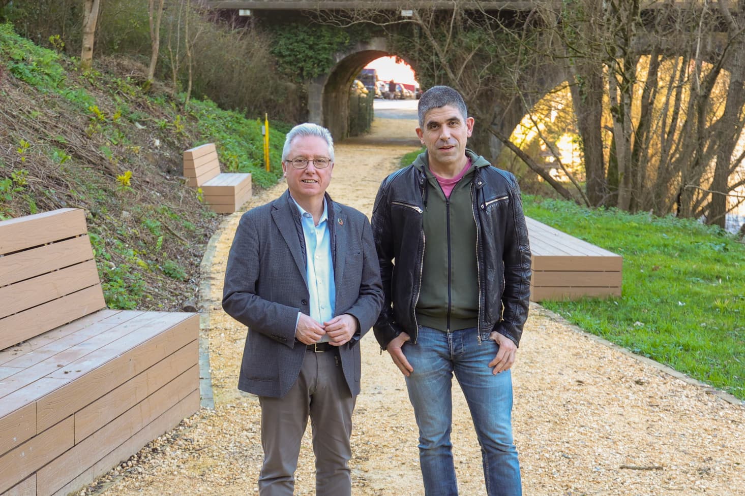 Legorreta recupera los caminos de Santa Marina y Esnaola mediante la restauración de sus infraestructuras verdes