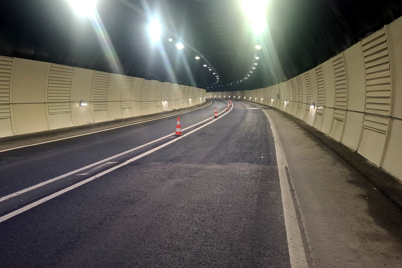 Este sábado habrá un corte total de tráfico, en la N-121-A, a la altura del túnel de Bera