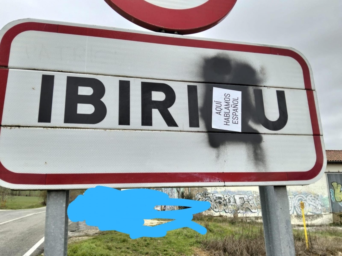 El Concejo de Ibiriku denuncia el vandalismo 