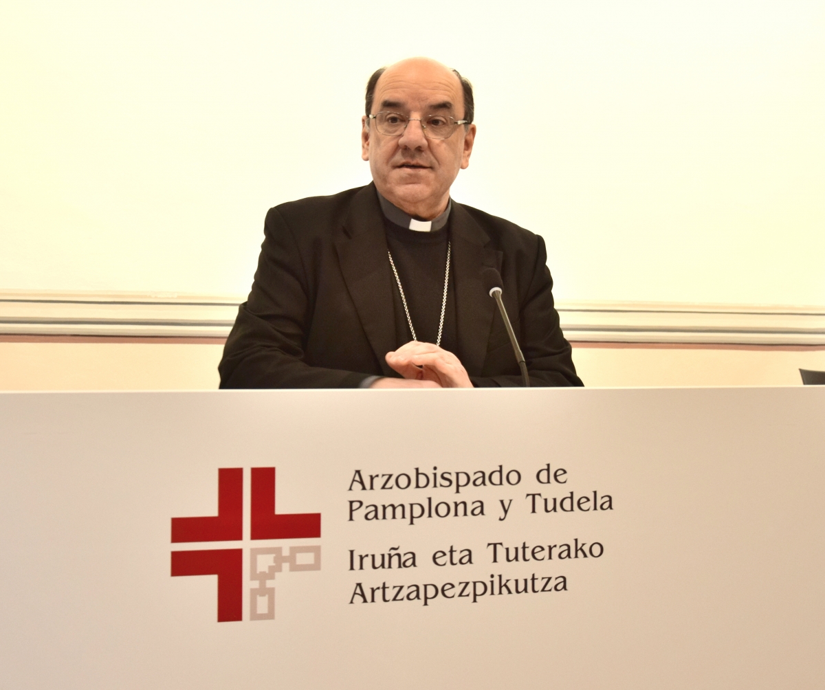 El Arzobispo se desmarca de las declaraciones del párroco de Huarte, Javier Aizpún, que ha pedido disculpas