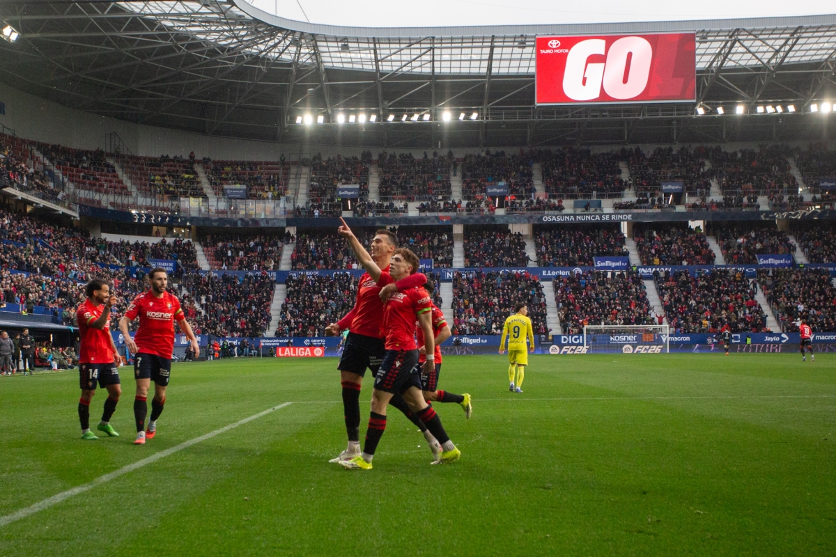 [GALERIA] Las mejores fotos del Osasuna-Villarreal en El Sadar