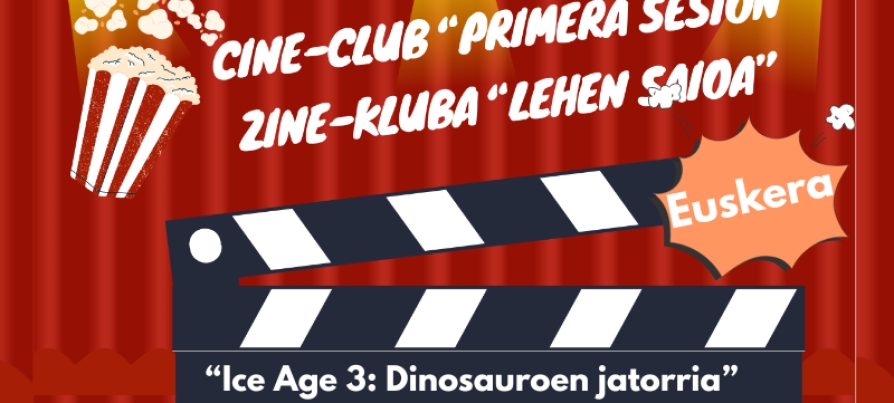 El cine-club de Gorraiz estrena la película Ice age 3: dinosauroen jatorria en euskera para el público infantil