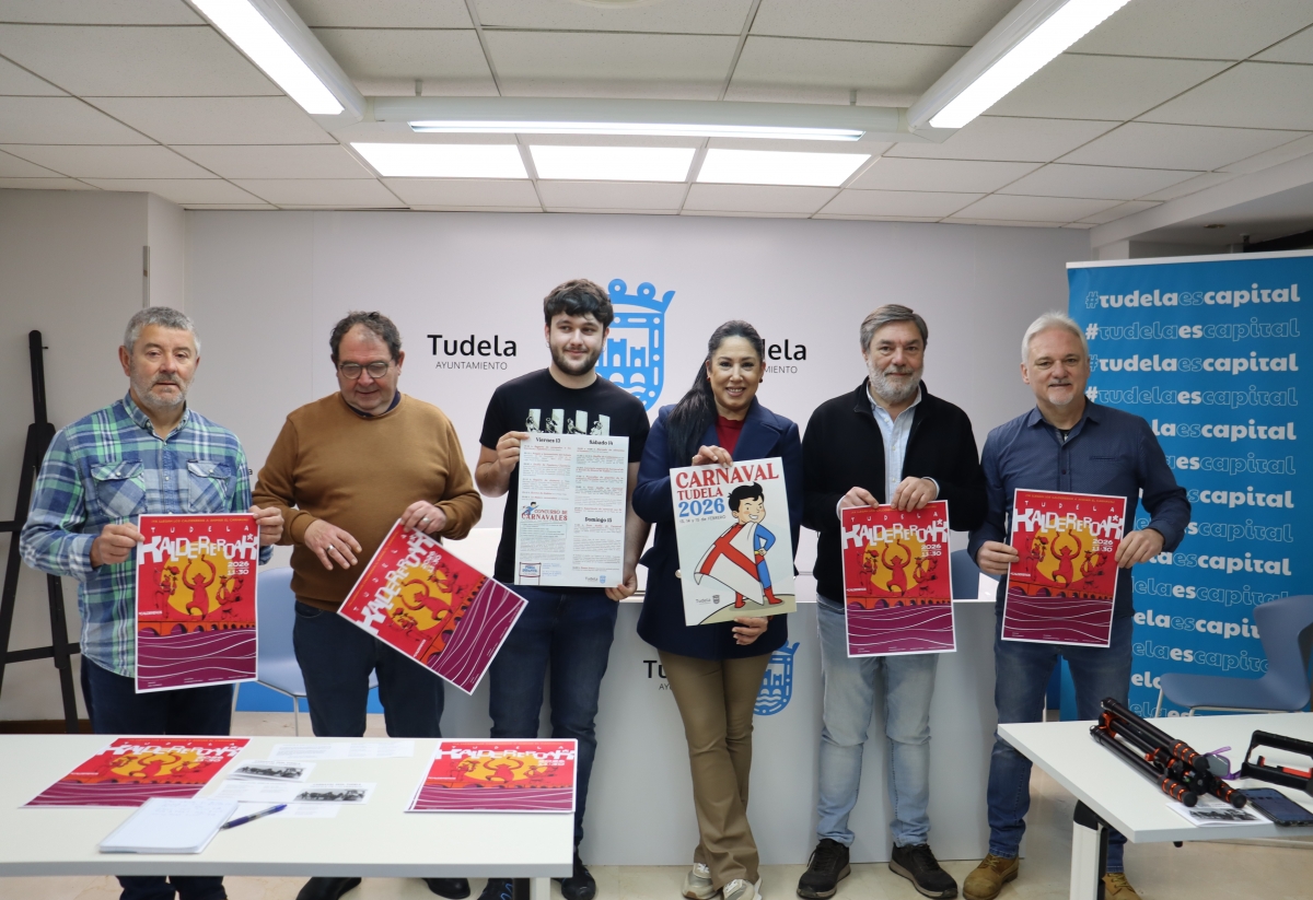 Tudela presenta un Carnaval 2026 con nuevas propuestas, tradición y un presupuesto de 18.500 euros